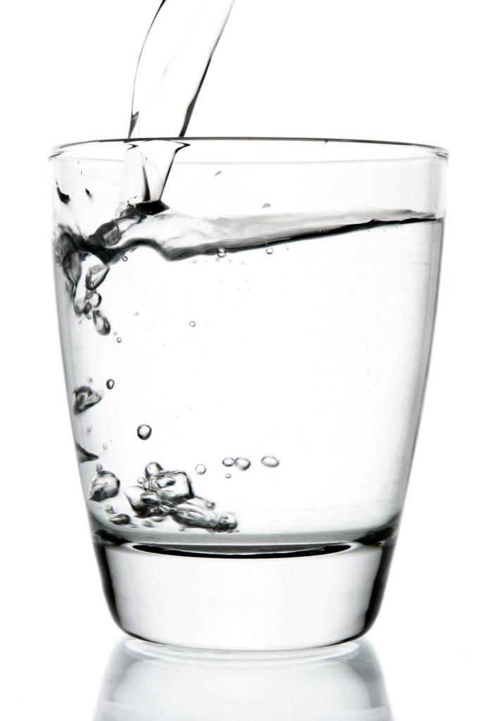 glass of water