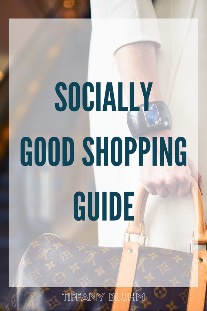 SOCIALLY GOOD SHOPPING GUIDE