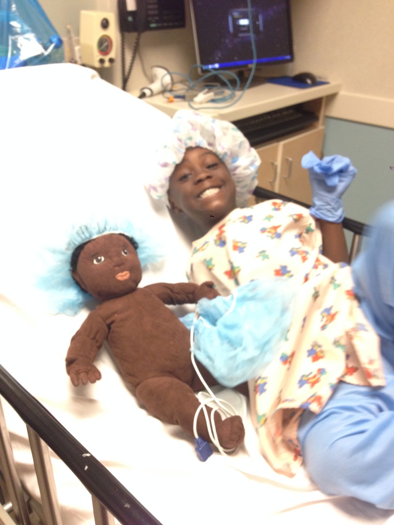 black boy in hospital